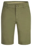 HECHTER PARIS Shorts mit Gürtelschlaufen Khaki/Dunkelgrün
