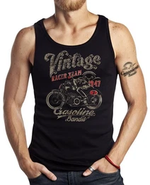 Tanktop fr Biker Racer Motorrad Fans: Vintage Racer Team