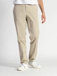 TwoMates Chinos Chino mit elastischem Bund Khaki/Beige