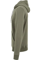 URBAN CLASSICS Sweatshirt Urban Classics Herren Basic Sweat Hoody Dunkelgrün/Khaki