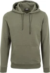 URBAN CLASSICS Sweatshirt Urban Classics Herren Basic Sweat Hoody Dunkelgrün/Khaki