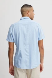 !Solid Leinenhemd SDAllan Hellblau/Blau