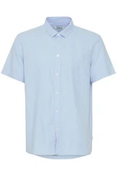!Solid Leinenhemd SDAllan Hellblau/Blau