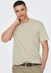 Only & Sons T-Shirt 'Max' Khaki/Beige