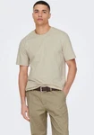 Only & Sons T-Shirt 'Max' Khaki/Beige