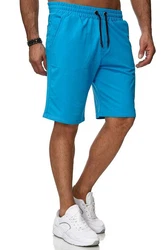 Reslad Sweatshorts RS-50 Hellblau/Blau/Türkis