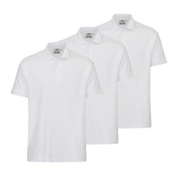 WORXWEAR Poloshirt Herren Creme/Weiß