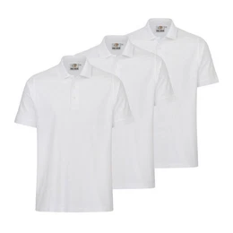 Poloshirt Herren (Spar-Set, 3er-Pack) strapazierfhiges Poloshirt mit Einlaufwert < 5%