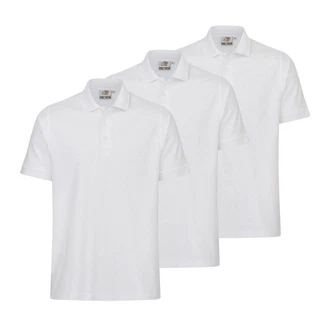 WORXWEAR Poloshirt Herren Creme/Weiß