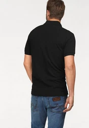 Lacoste Herren Poloshirt L1212 Schwarz/Dunkelrot