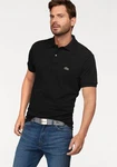 Lacoste Herren Poloshirt L1212 Schwarz/Dunkelrot