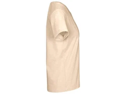 ORGANICATION T-Shirt Bio Damen Khaki/Beige/Braun/Weiß