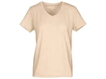 ORGANICATION T-Shirt Bio Damen Khaki/Beige/Braun/Weiß