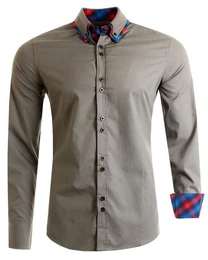 Frchtl Langarmhemd Frchtl Herren Langarm Hemd, dark-grey, M Designer Hemden Mnner