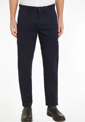 Tommy Hilfiger Chinohose Denton 1985 Core (PIMA CO) Dunkelblau/Blau