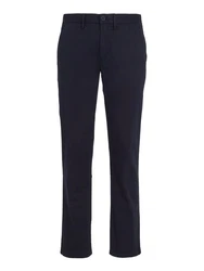 Tommy Hilfiger Chinohose Denton 1985 Core (PIMA CO) Dunkelblau/Blau