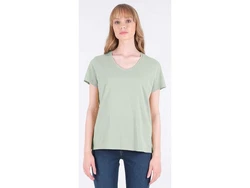 ORGANICATION T-Shirt Bio Damen Hellgrün/Grün/Türkis/Hellblau/Khaki