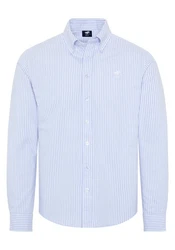 Polo Sylt Langarmhemd Hellblau/Blau/Dunkelblau