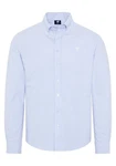 Polo Sylt Langarmhemd Hellblau/Blau/Dunkelblau