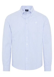 Polo Sylt Langarmhemd Hellblau/Blau/Dunkelblau