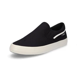 Herren Canvas Slipper schwarz Slipper