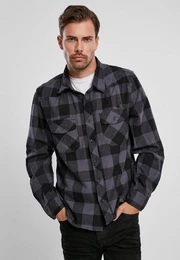 Langarmhemd Herren Checked Shirt (1-tlg)