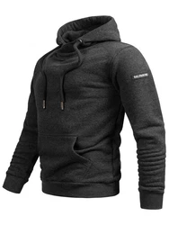 Alessandro Salvarini Kapuzenpullover ASCalgarii Dunkelgrau/Grau