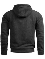 Alessandro Salvarini Kapuzenpullover ASCalgarii Dunkelgrau/Grau