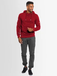 Alessandro Salvarini Kapuzenpullover ASCalgarii Dunkelrot/Rot