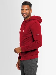 Alessandro Salvarini Kapuzenpullover ASCalgarii Dunkelrot/Rot