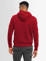 Alessandro Salvarini Kapuzenpullover ASCalgarii Dunkelrot/Rot