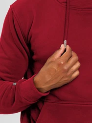Alessandro Salvarini Kapuzenpullover ASCalgarii Dunkelrot/Rot