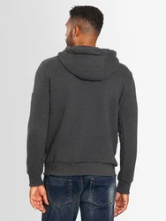 Alessandro Salvarini Kapuzenpullover ASCalgarii Schwarz/Dunkelgrau/Dunkelblau