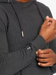 Alessandro Salvarini Kapuzenpullover ASCalgarii Schwarz/Dunkelgrau/Dunkelblau