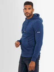 Alessandro Salvarini Kapuzenpullover ASCalgarii Blau/Dunkelblau/Hellblau