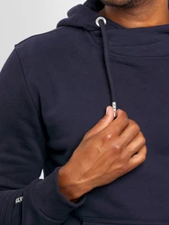 Alessandro Salvarini Kapuzenpullover ASCalgarii Dunkelblau/Blau/Schwarz/Hellblau