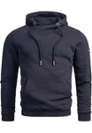 Alessandro Salvarini Kapuzenpullover ASCalgarii Dunkelblau/Blau/Schwarz/Hellblau