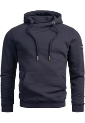 Alessandro Salvarini Kapuzenpullover ASCalgarii Dunkelblau/Blau/Schwarz/Hellblau