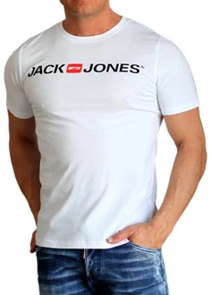 Jack & Jones Print Shirt mit Rundhalsausschnitt Rot/Blau/Schwarz/Khaki/Weiß