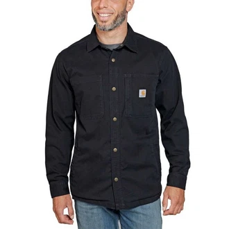 Carhartt Hemdjacke Fleece Lined Snap Front Shirt Jacket (105532) Carhartt Hemdjacke Fleece Lined Snap Front Shirt Jacket (105532)