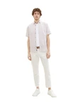 TOM TAILOR Kurzarmhemd PRINTED Weiß/Creme/Beige/Khaki