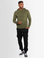 Alessandro Salvarini Kapuzenpullover ASCalgarii Dunkelgrün/Khaki