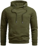 Alessandro Salvarini Kapuzenpullover ASCalgarii Dunkelgrün/Khaki Alessandro Salvarini Kapuzenpullover ASCalgarii Dunkelgrün/Khaki