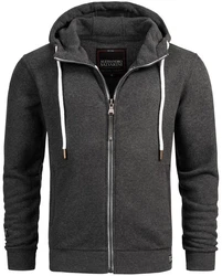 Alessandro Salvarini Sweatjacke ASGilio Dunkelgrau/Grau/Hellgrau
