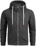Alessandro Salvarini Sweatjacke ASGilio Dunkelgrau/Grau/Hellgrau