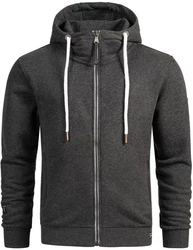 Alessandro Salvarini Sweatjacke ASGilio Dunkelgrau/Grau/Hellgrau