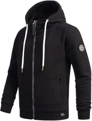 Alessandro Salvarini Sweatjacke ASGilio Schwarz