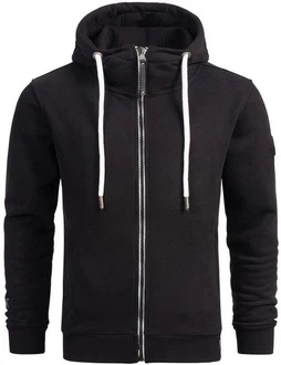 Alessandro Salvarini Sweatjacke ASGilio Schwarz
