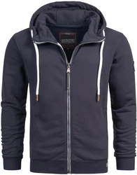 Alessandro Salvarini Sweatjacke ASGilio Dunkelblau