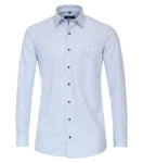CASAMODA Businesshemd Kent Comfort Fit Hellblau/Dunkelblau/Blau